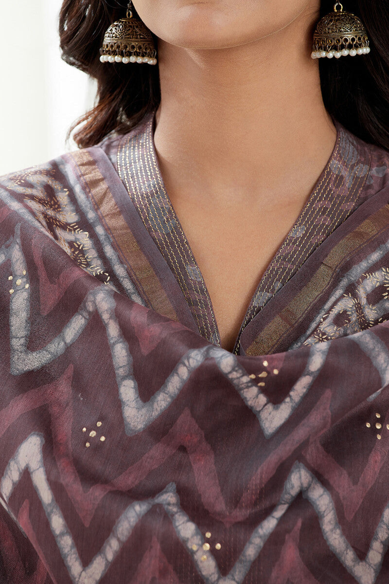 Sehra Nadia Dabu Chanderi Dupatta