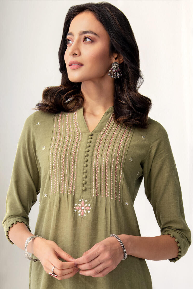 Kashida Maya Handloom Kurta