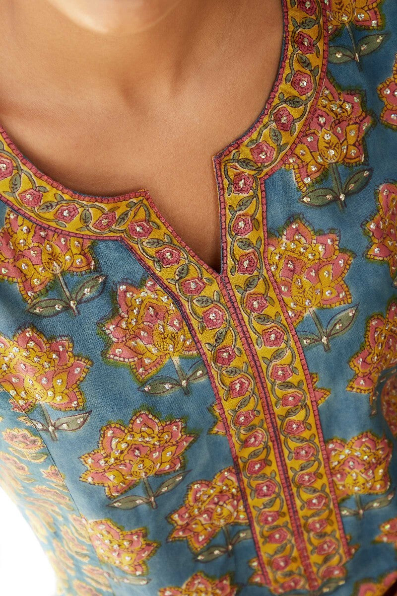 Gulzar Layla Sanganeri Kurta