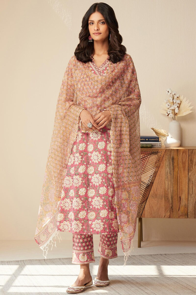 Gulshan Bagh Mora Sanganeri Kurta