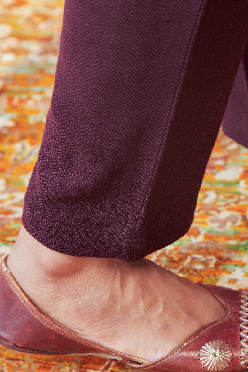 Naadirah Zara Faux Wool Narrow Pants