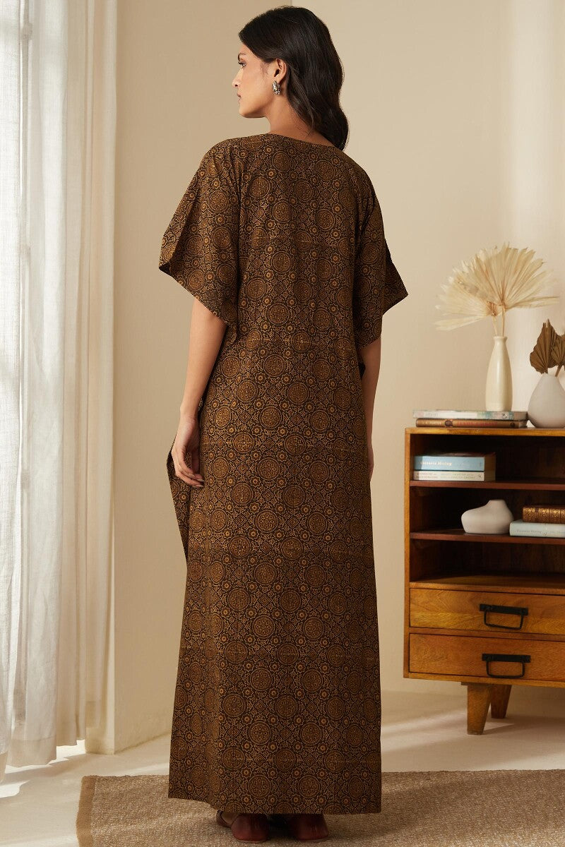 Sehra Ria Ajrak Kaftan