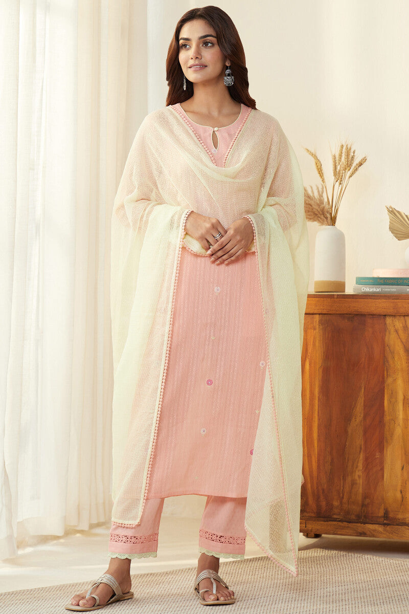 Gulnaz Ruhani Dobby Narrow Pants