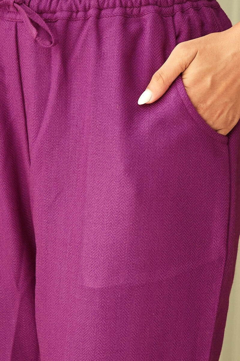 Surplus: Naadirah Faiza Faux Wool Narrow Pants