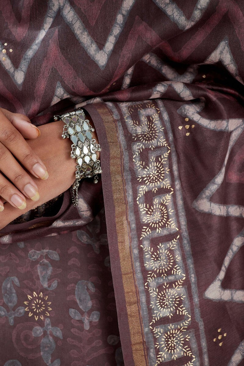 Sehra Nadia Dabu Chanderi Dupatta