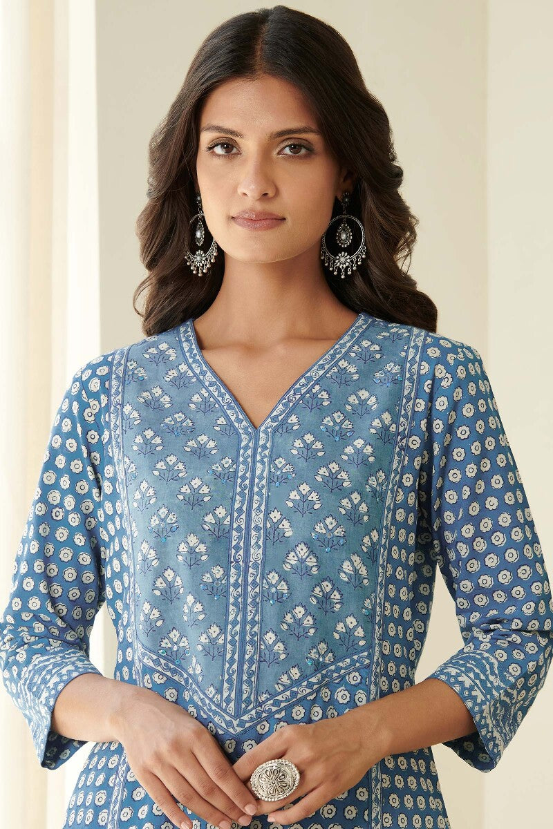 Sehra Heer Indigo Kurta