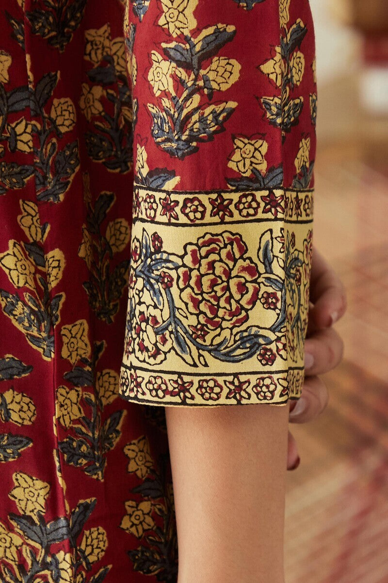 Sehra Sameera Bagru Kurta