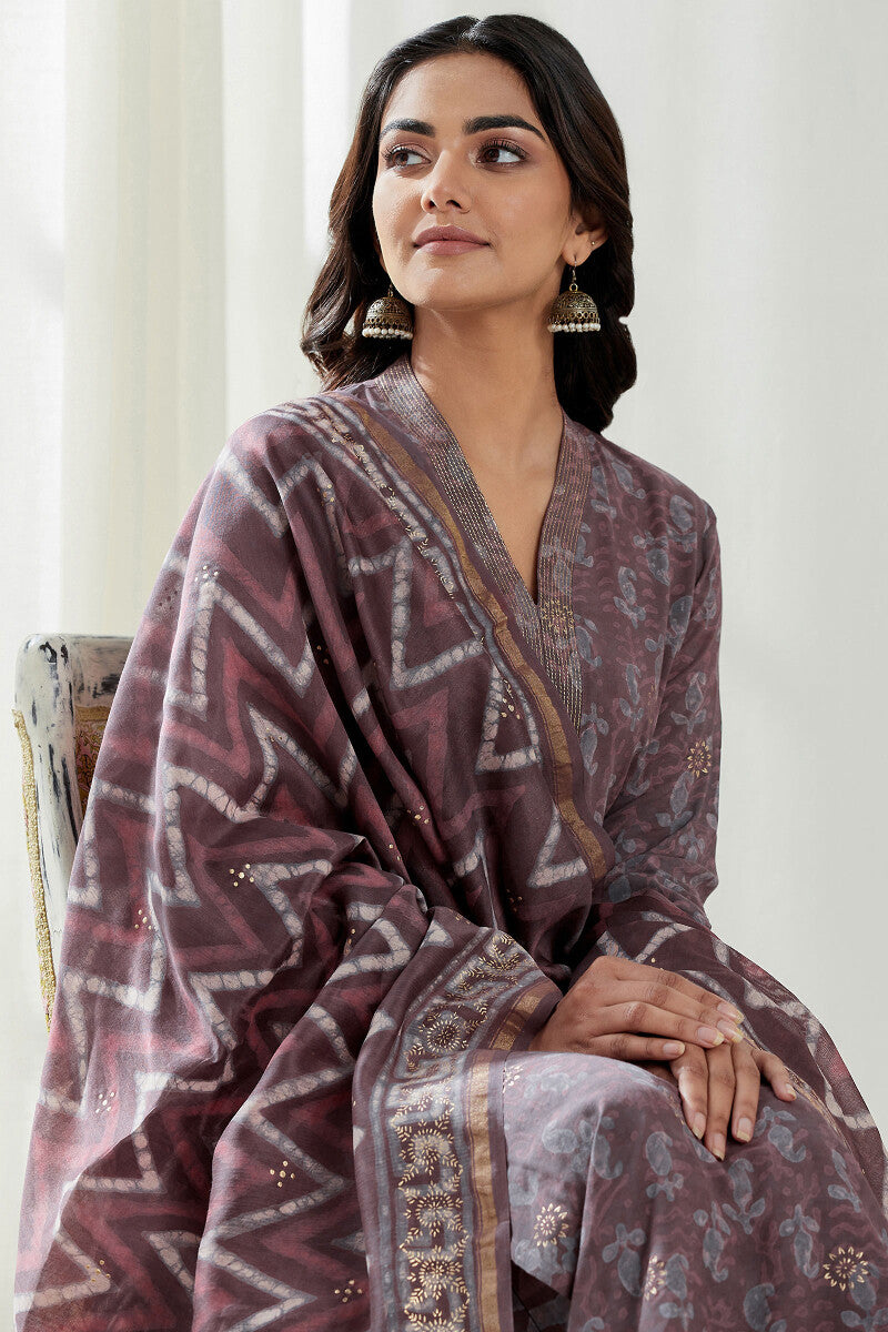 Sehra Nadia Dabu Chanderi Dupatta