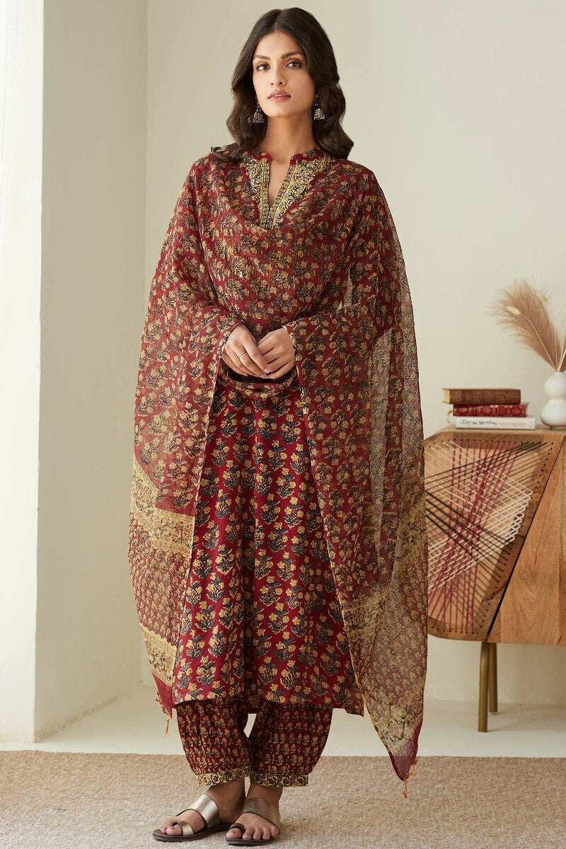 Sehra Sameera Bagru Dupatta