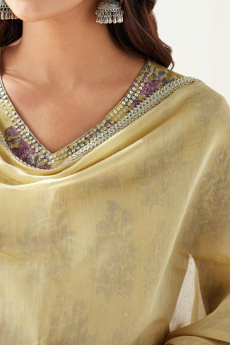 Nasrine Zubeda Cotton Silk Dupatta