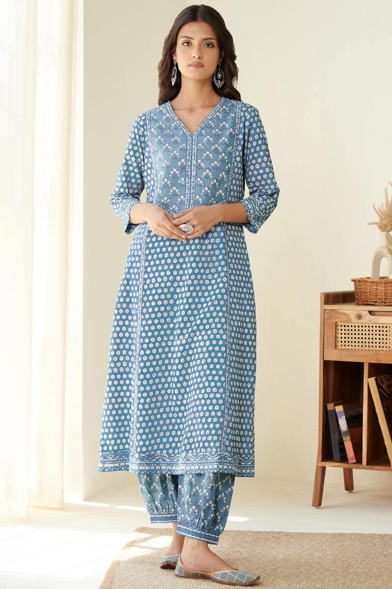 Sehra Heer Indigo Kurta