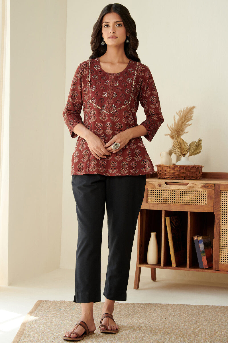 Sehra Maisara Ajrak Top