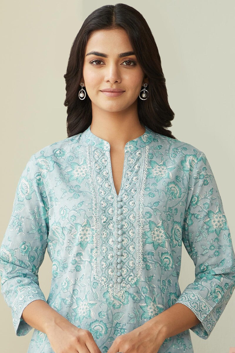 Isfahan Nasrin Sanganeri Kurta