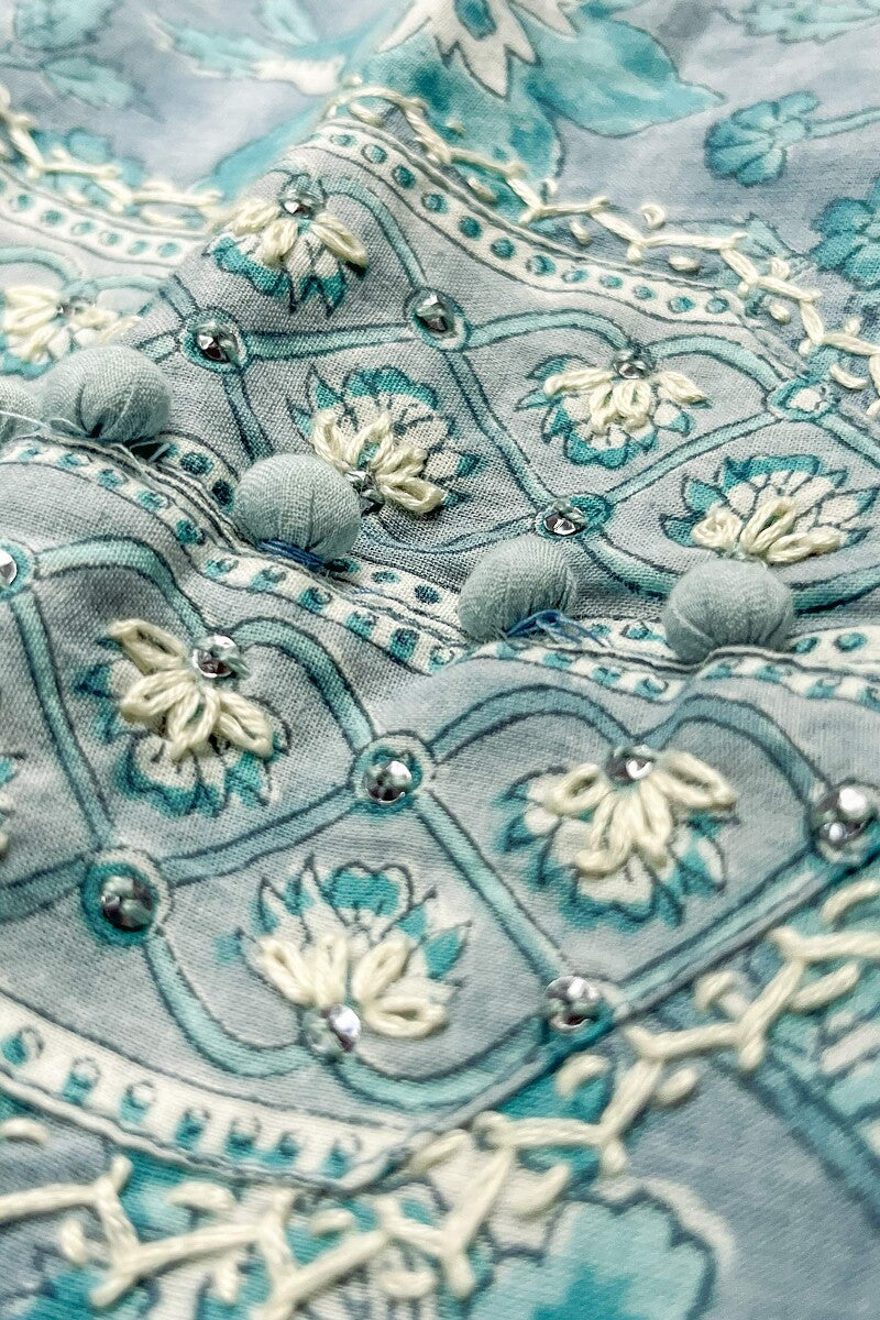 Isfahan Nasrin Sanganeri Kurta