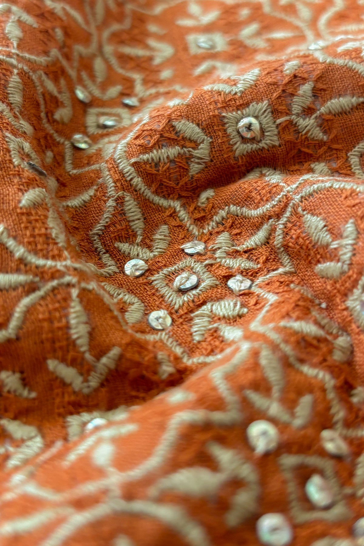 Mehraab Mihira Orange Kurta