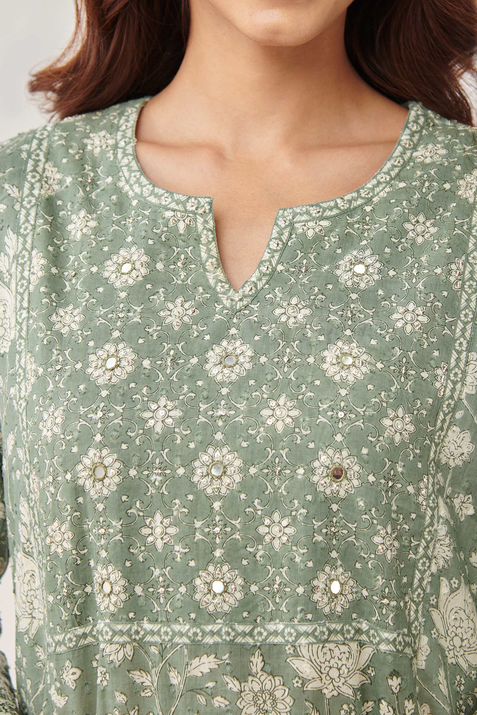 Surplus: Gulbarg Faheeza Sanganeri Kaftan