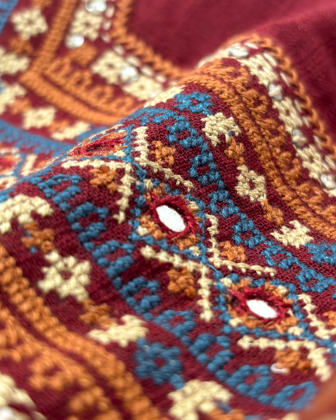 Mehraab Aahana Maroon Kurta
