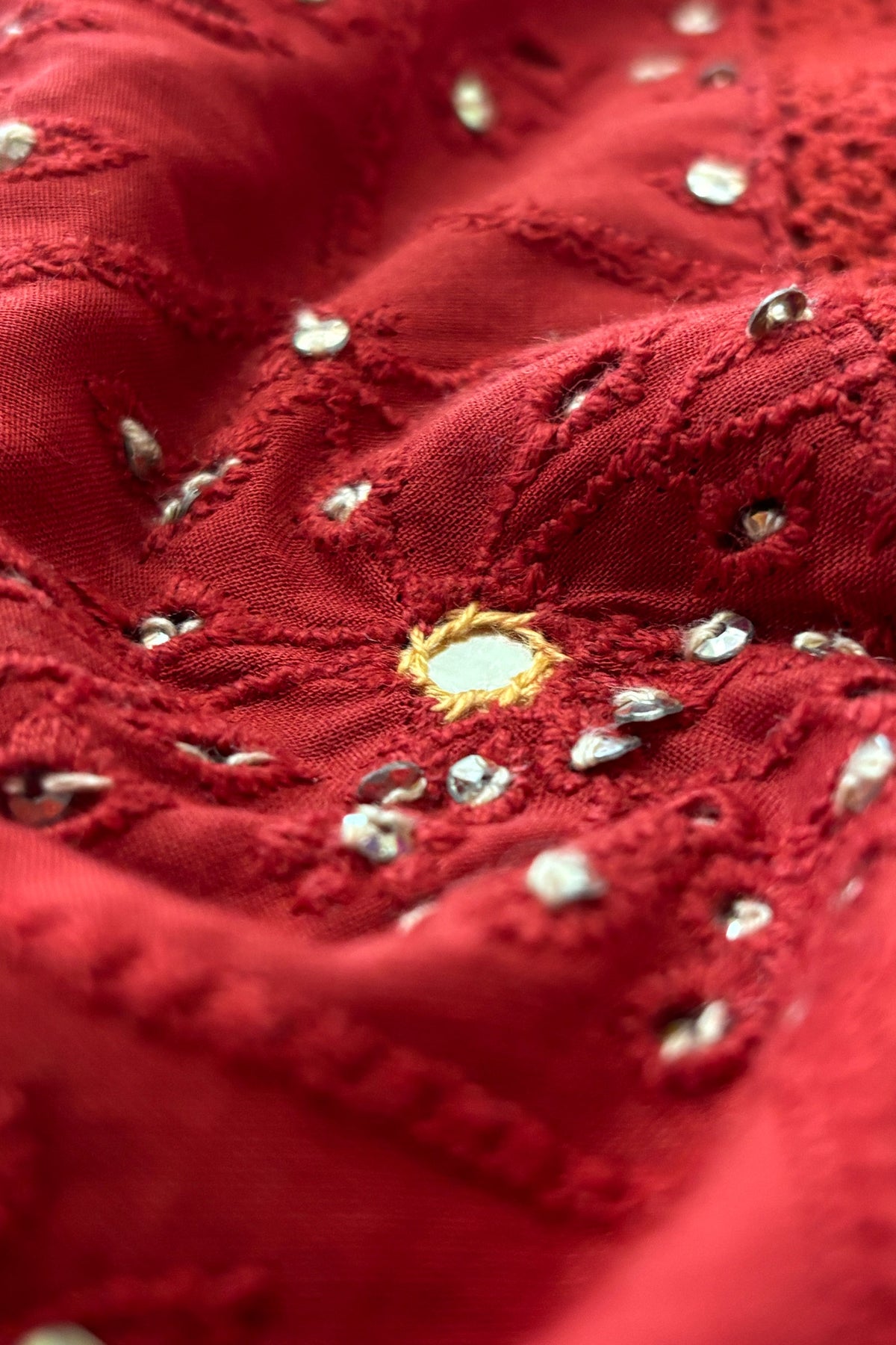 Roza Sureena Ruby Red Kurta
