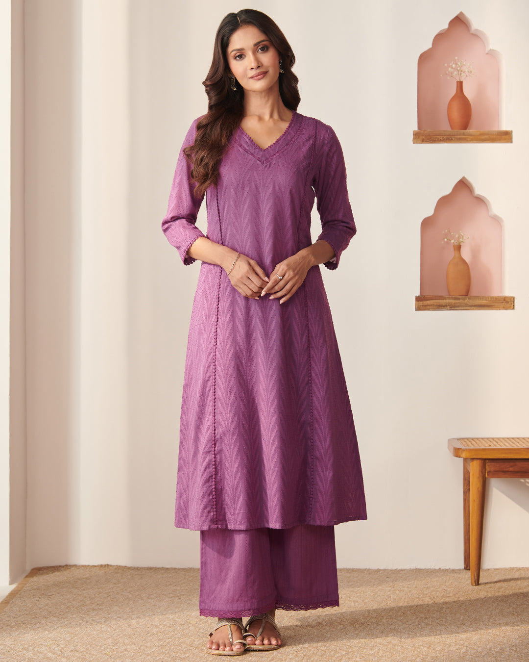 Roza Aasma Mauve Farsi