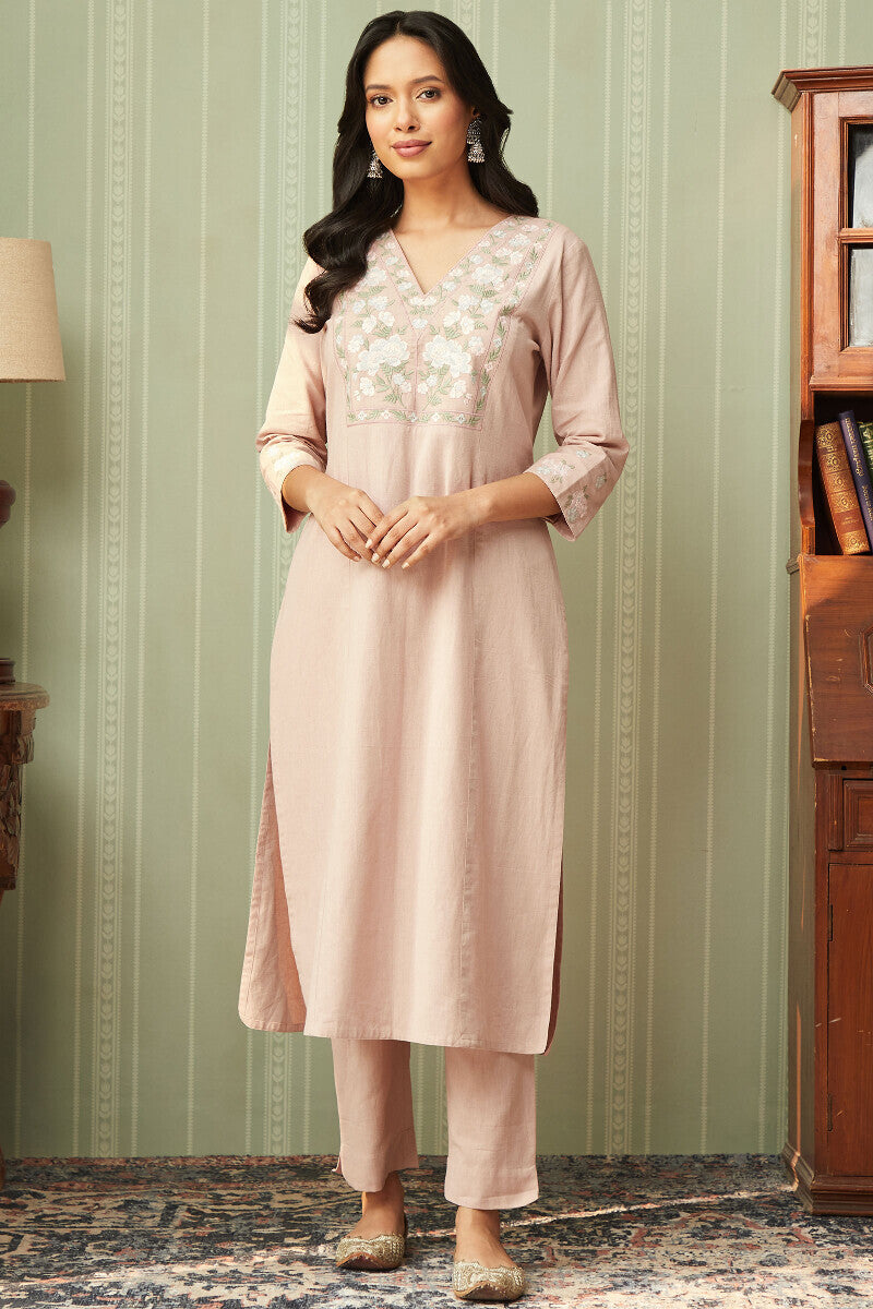 Gauhar Inaya Pink Kurta