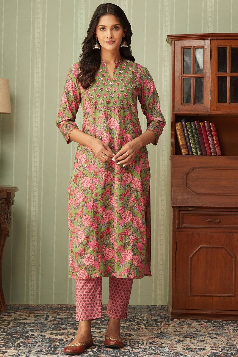 Rosheen Heer Sanganeri Kurta