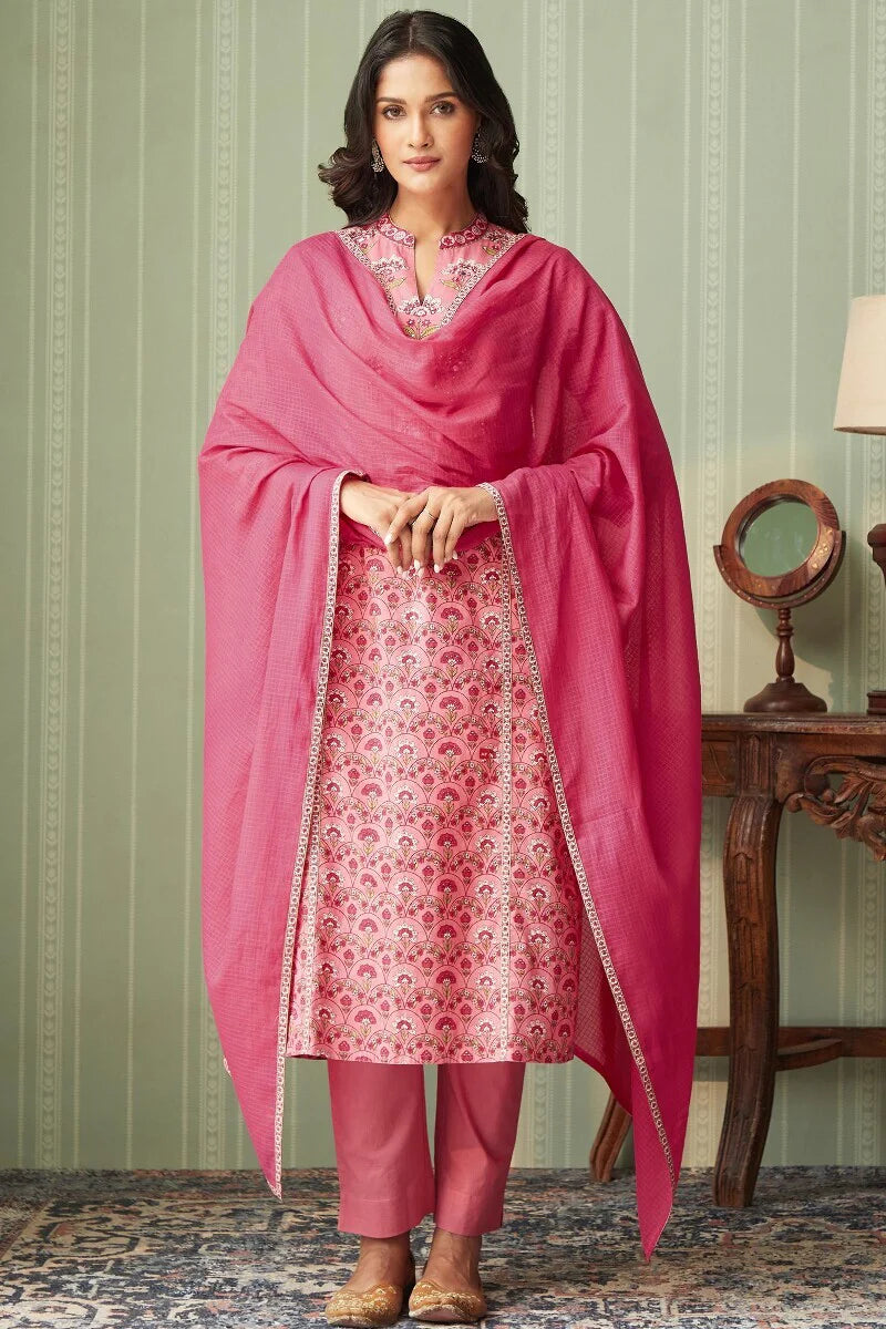 Rosheen Zainab Pink Narrow Pants
