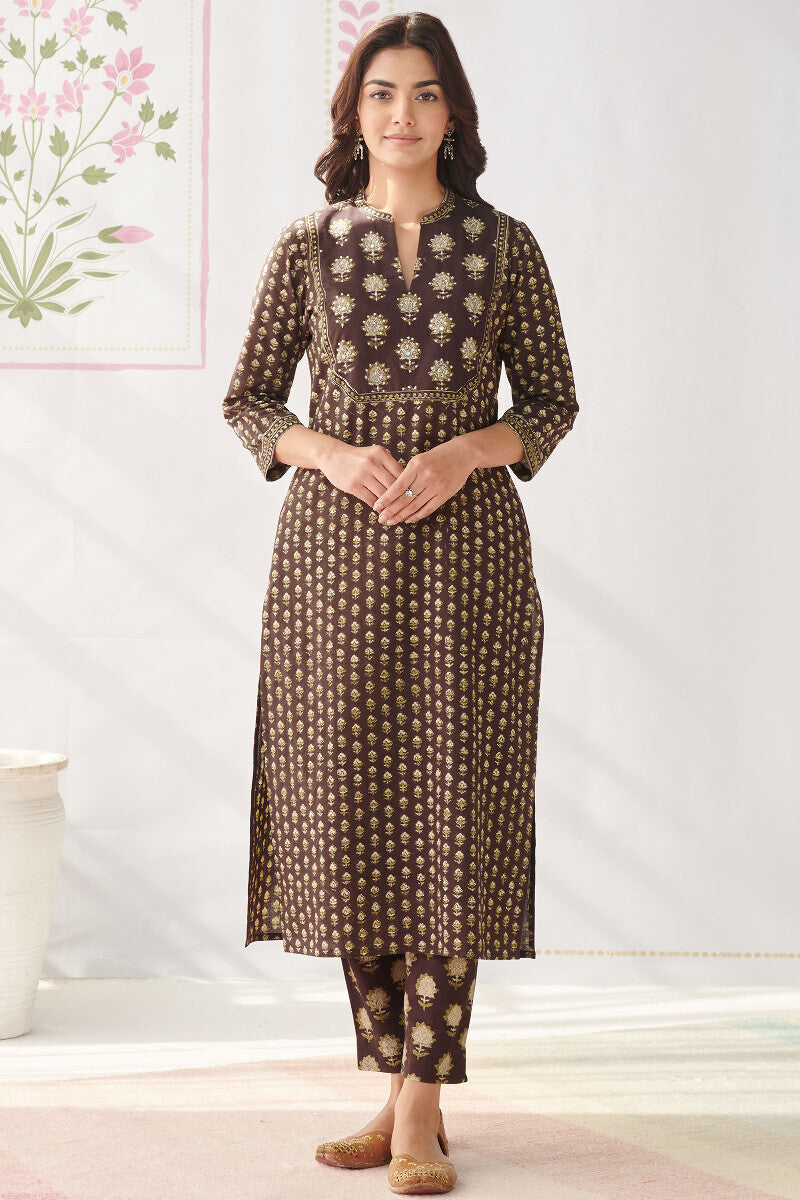 Sehra Mahi Bagru Kurta