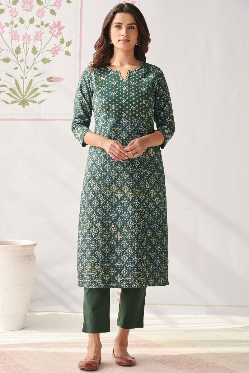Sehra Mahreen Bagru Kurta