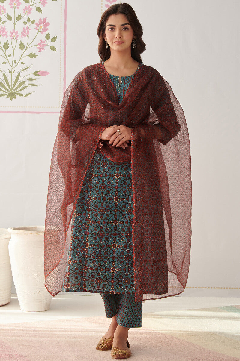 Gauhar Feriha Sanganeri Dupatta