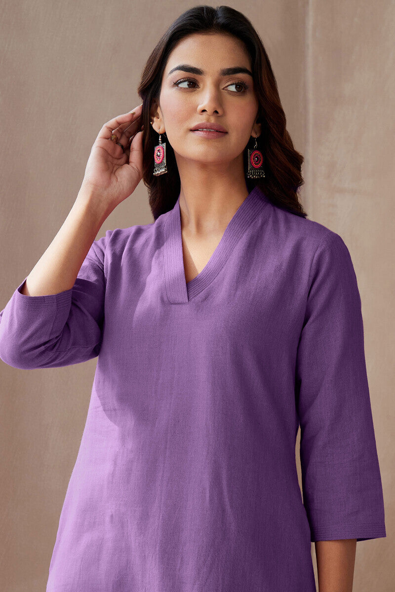 Roza Seher Violet Kurta