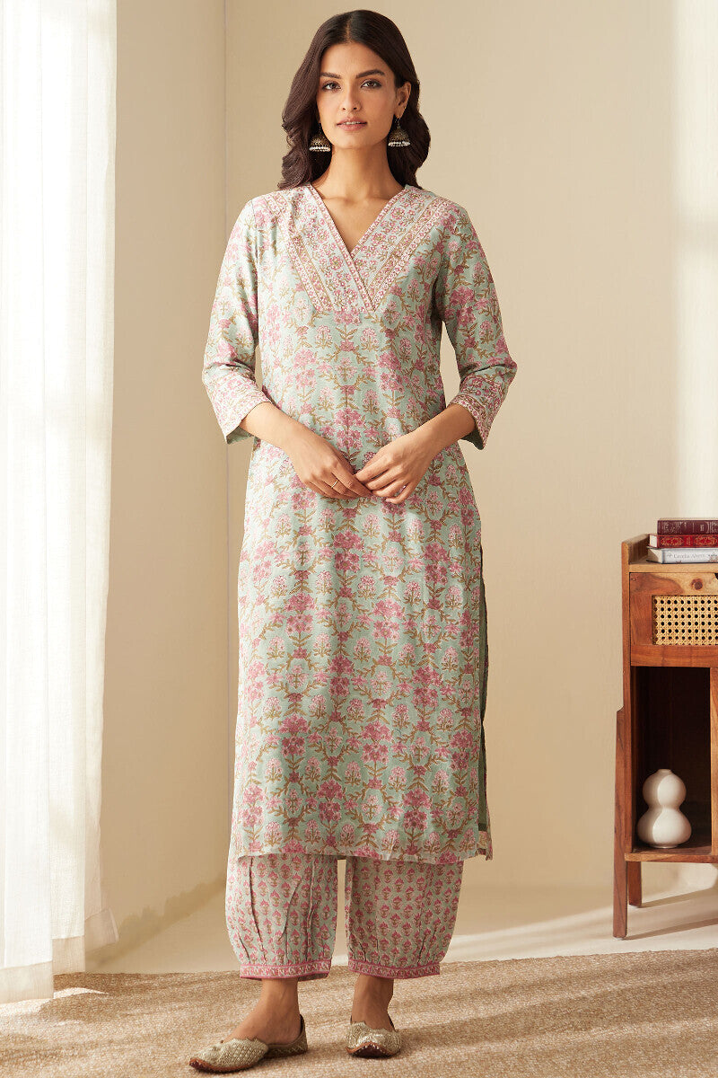 Mehrunissa Shazia Chanderi Kurta