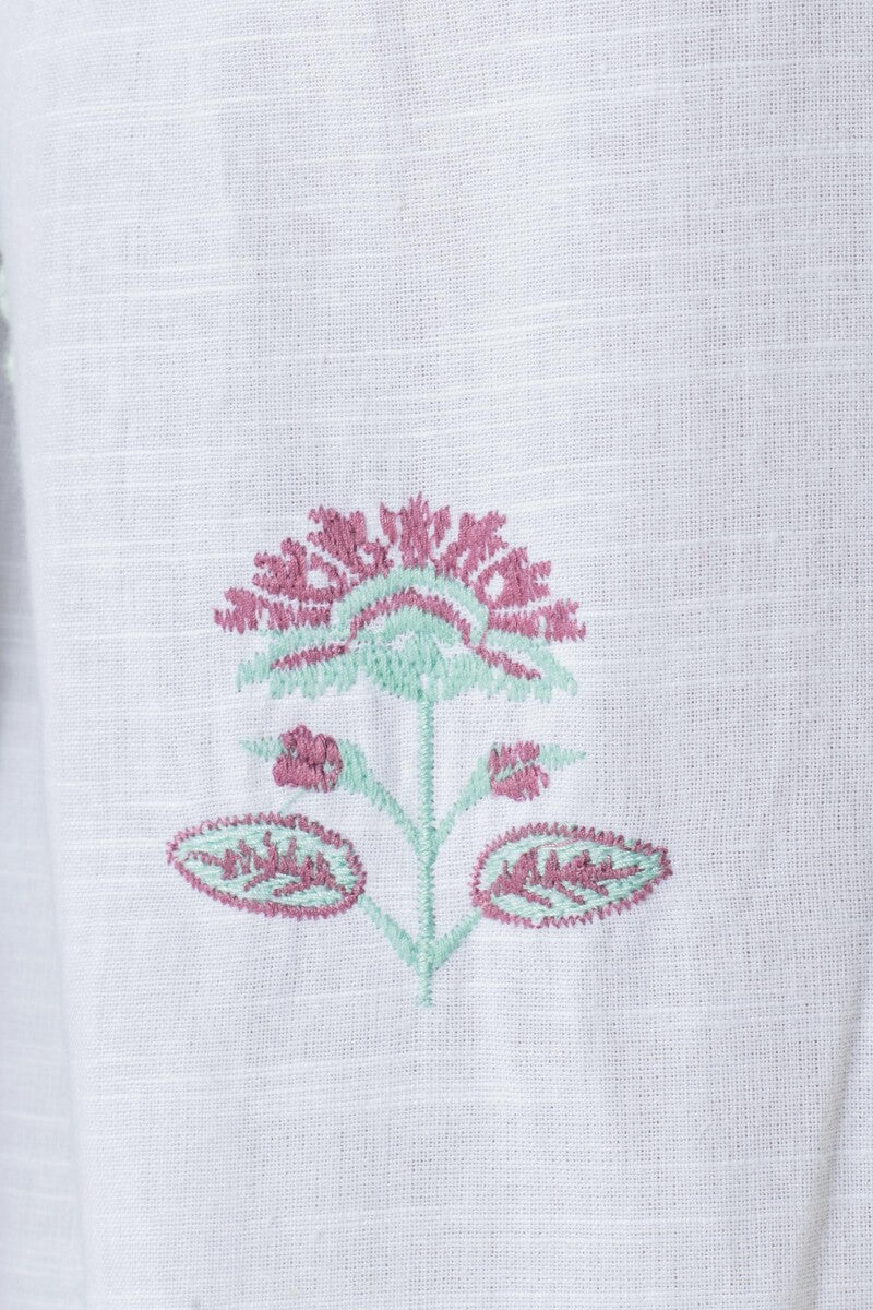 Nazm Adira Handloom Short Kurta