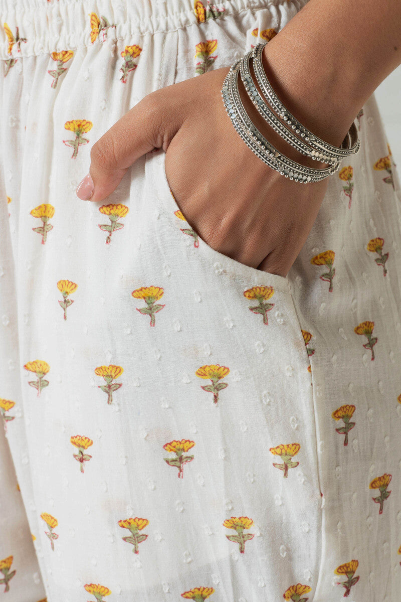 Gauhar Samaira Block Printed Narrow Pants