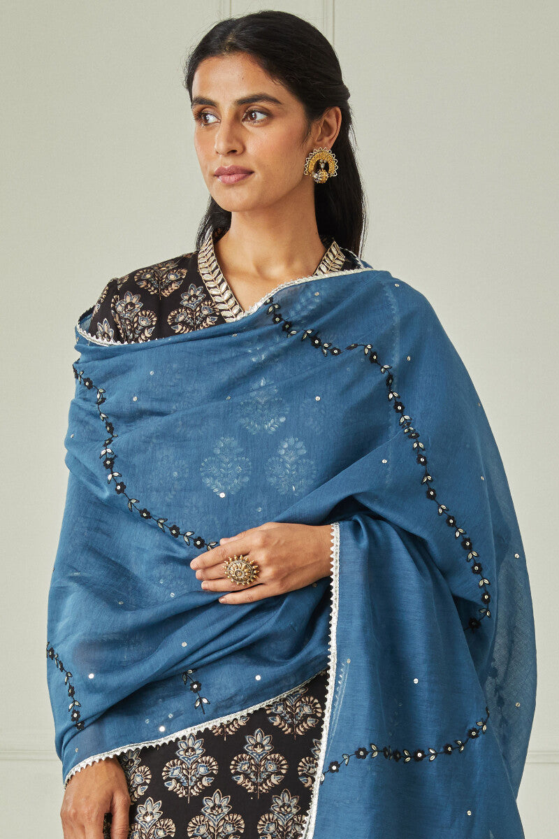 Zubeida Farheen Cotton Silk Dupatta