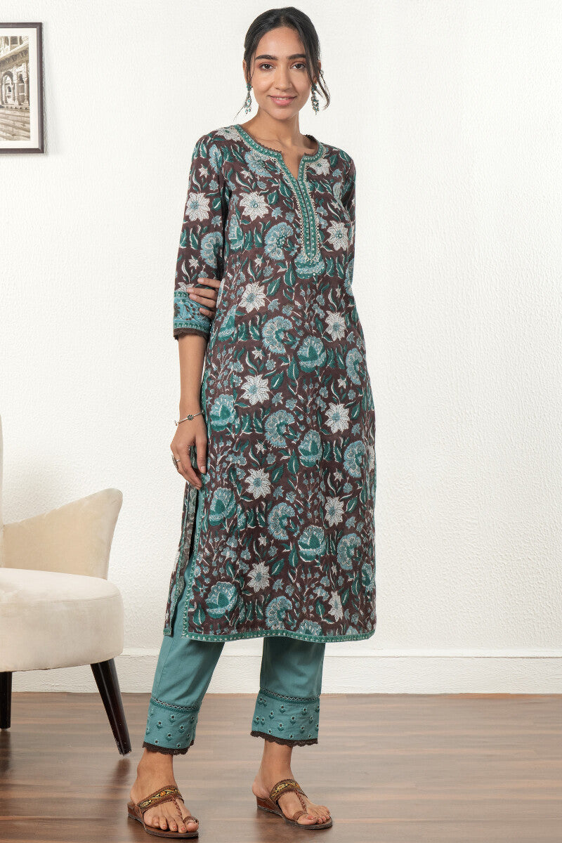 Gauhar Zafrina Sanganeri Kurta