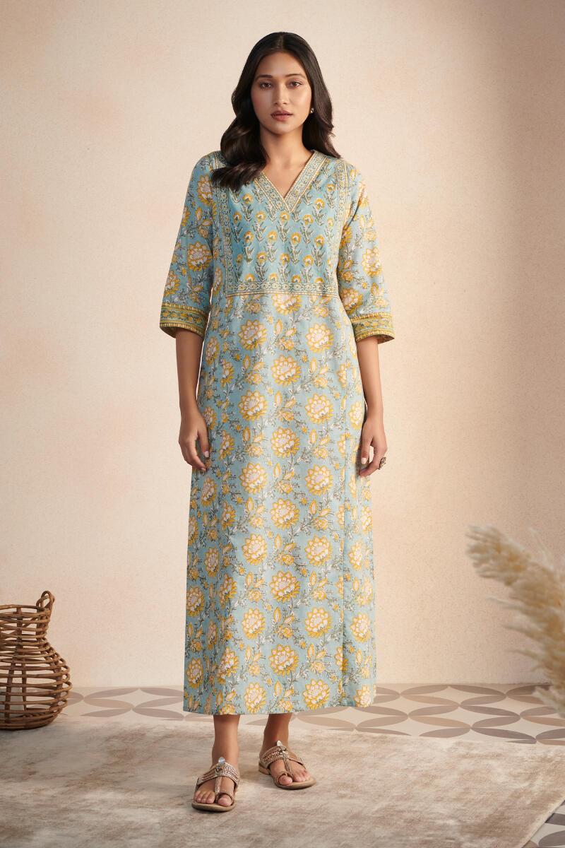 Gauhar Riza Sanganeri Kaftan