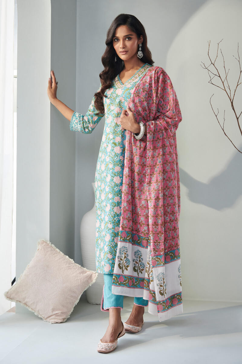 Nasrine Rabiya Sanganeri Dupatta