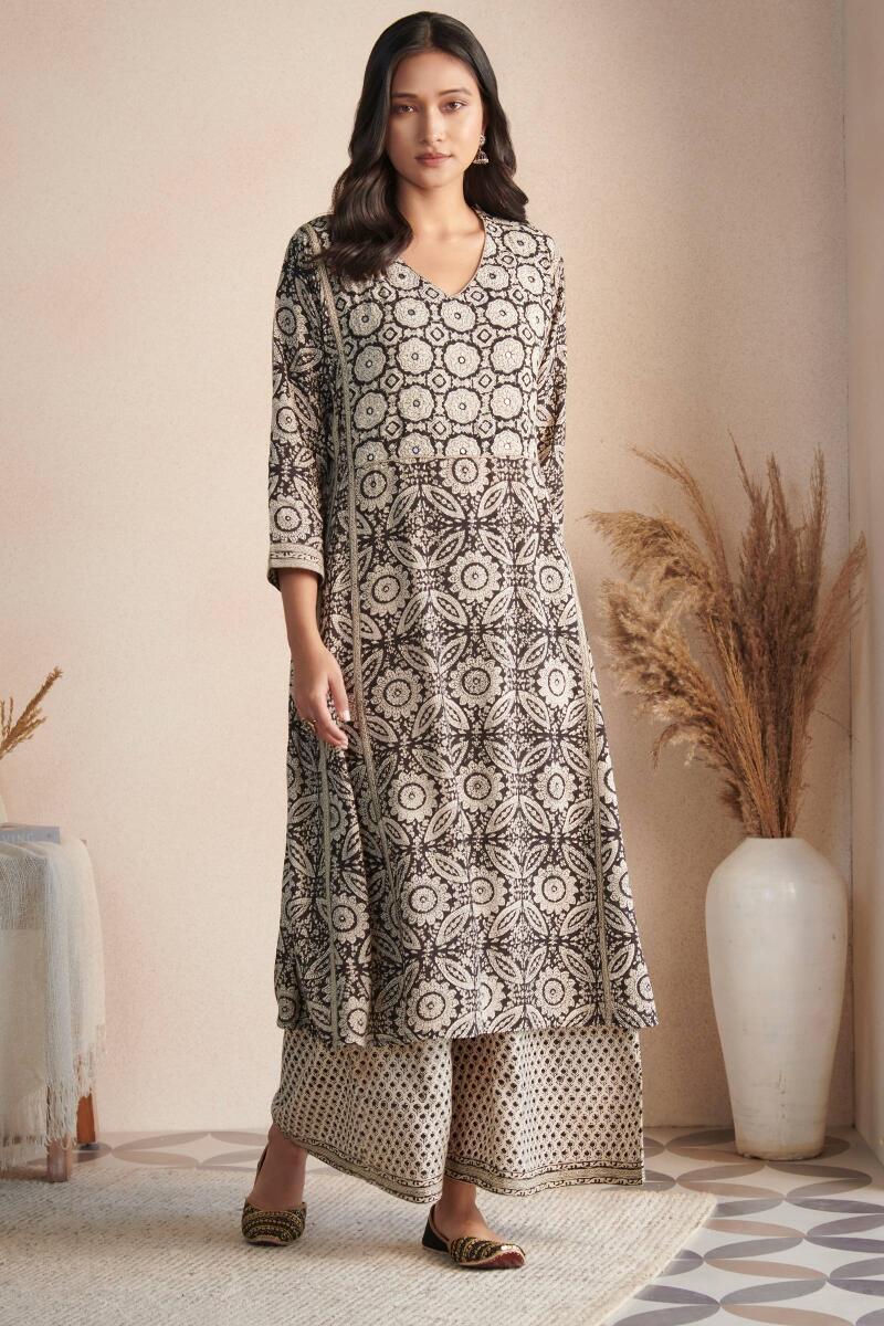 Sehra Zoya Bagru Kurta