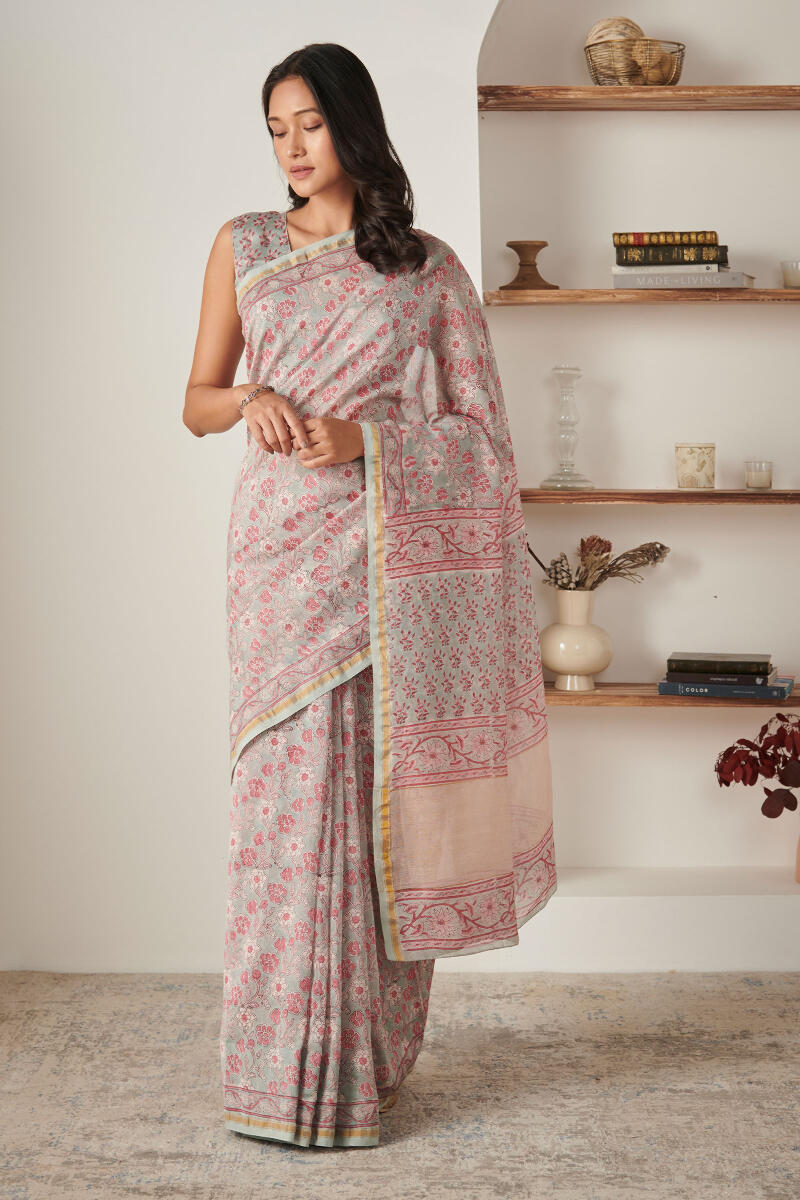 Gauhar Sarah Cotton Silk Saree