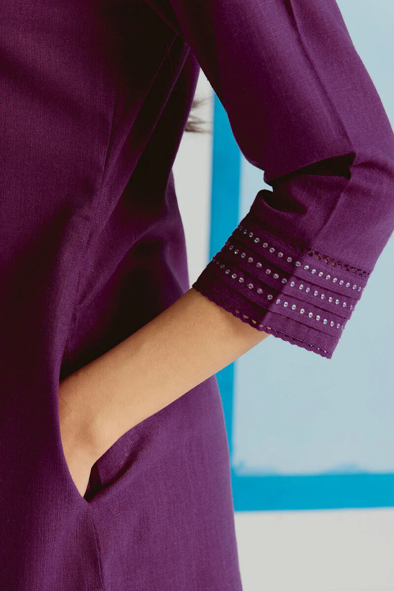 Surplus: Roza Seerat Purple Kurta