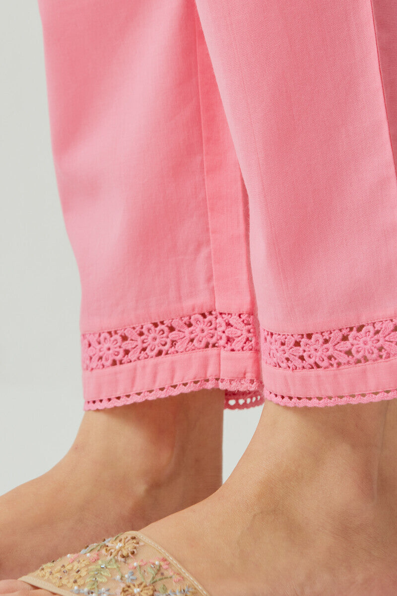 Roza Sehr Pink Narrow Pants