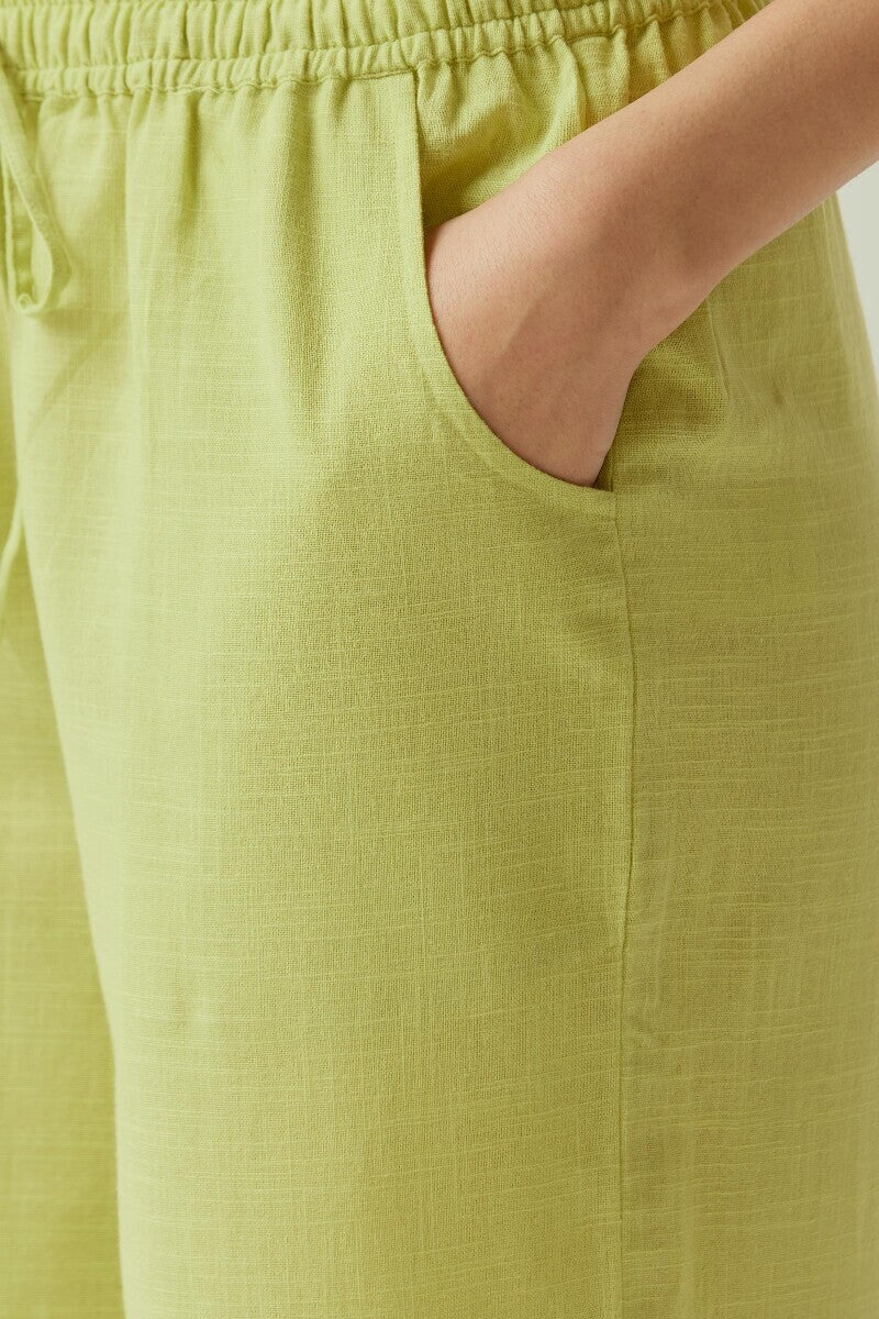 Roza Seerat Lime Green Farsi