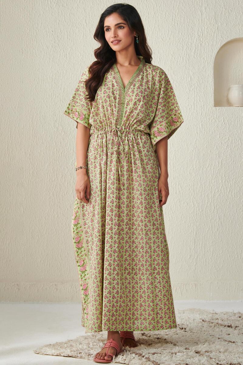 Gulbarg Mehr Sanganeri Kaftan