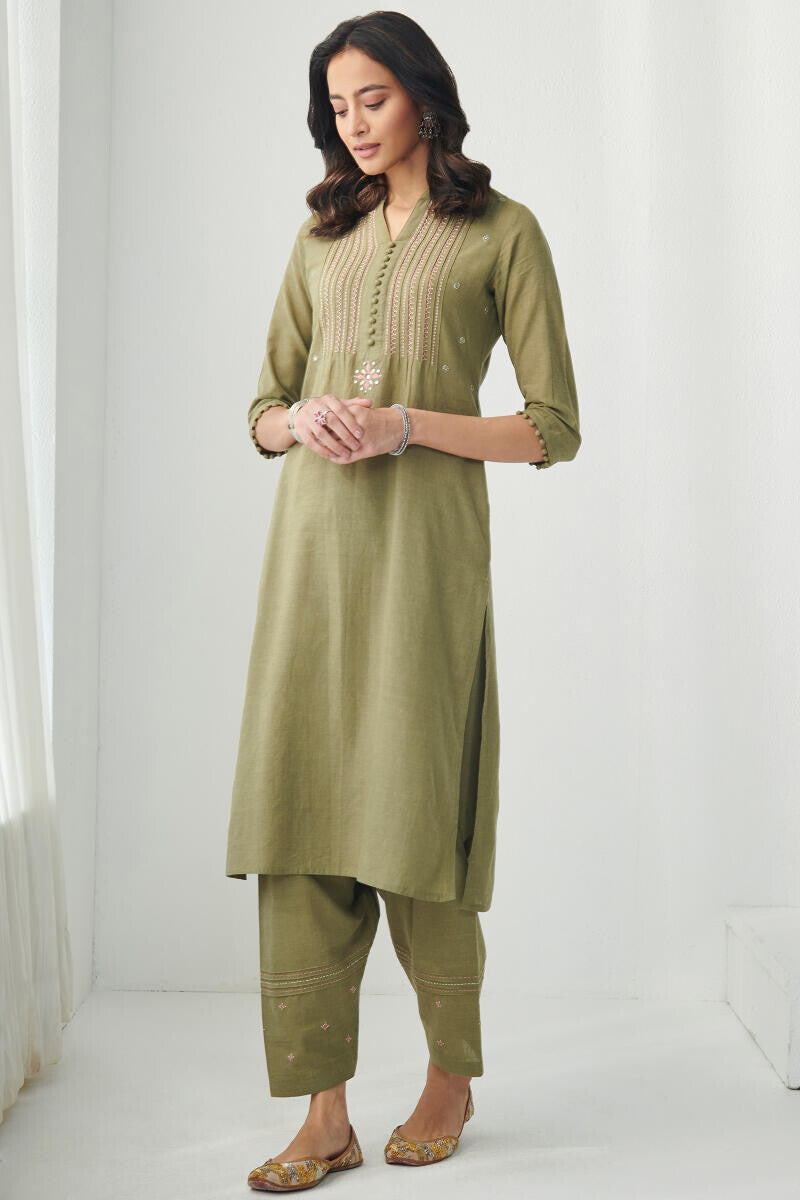 Kashida Maya Handloom Kurta