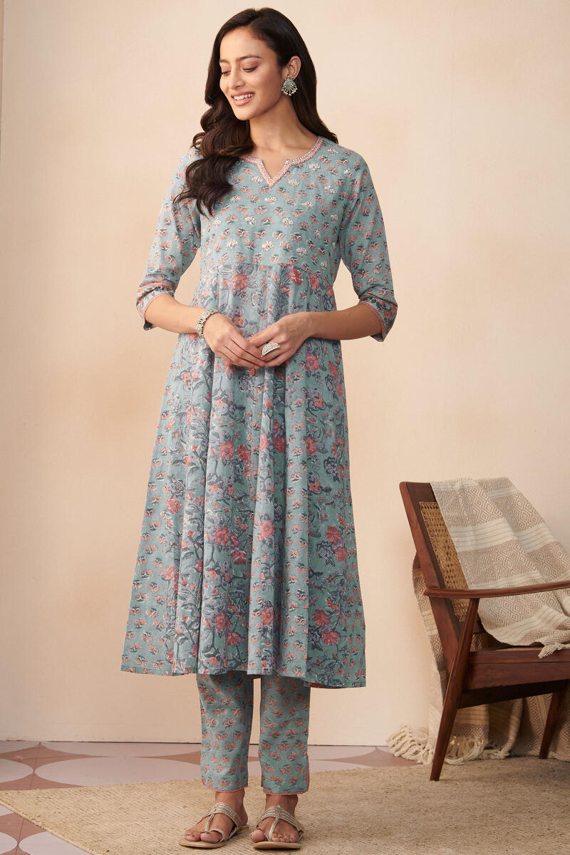 Nasrine Mariyah Sanganeri Kurta