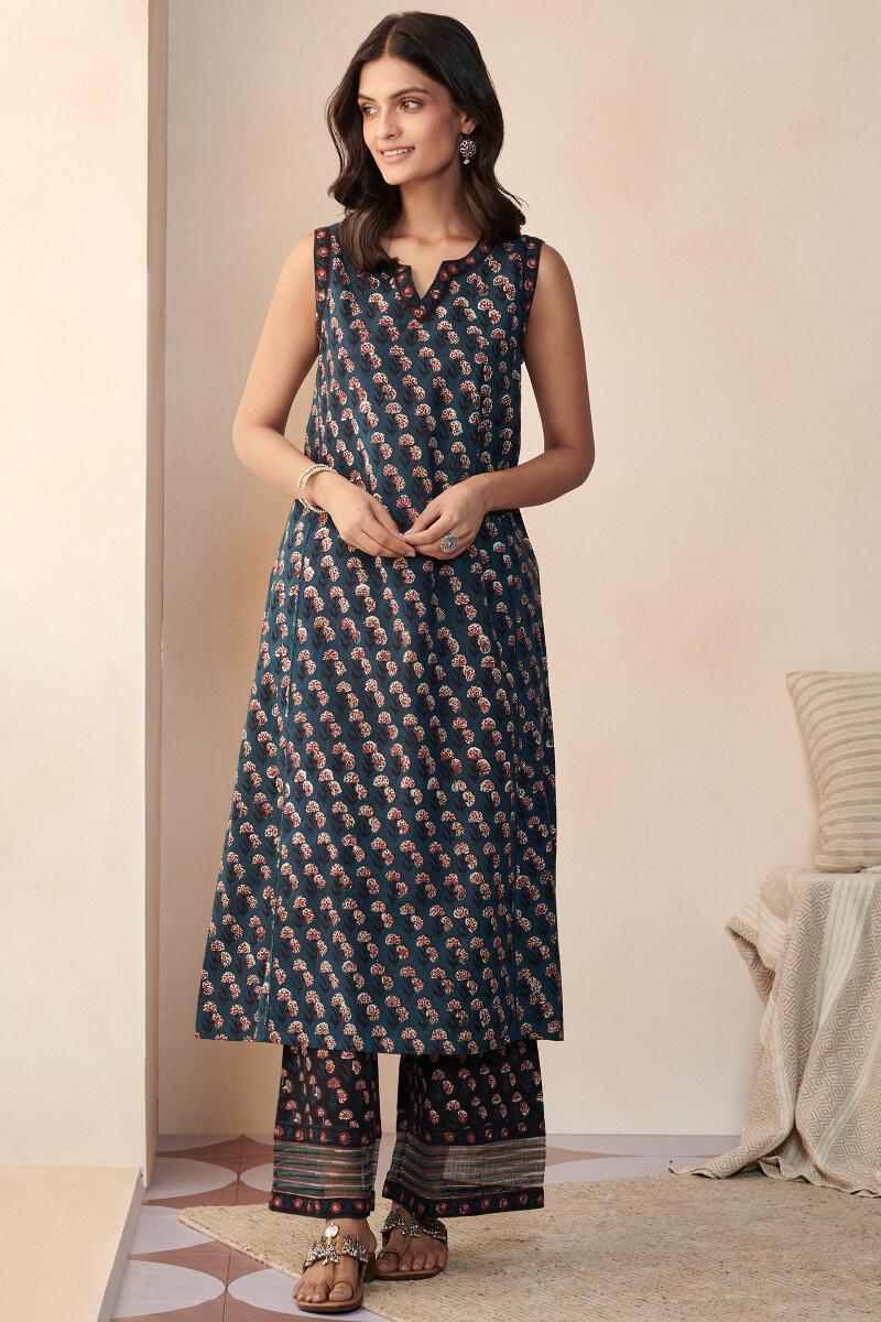 Sehra Fizah Bagru Kurta