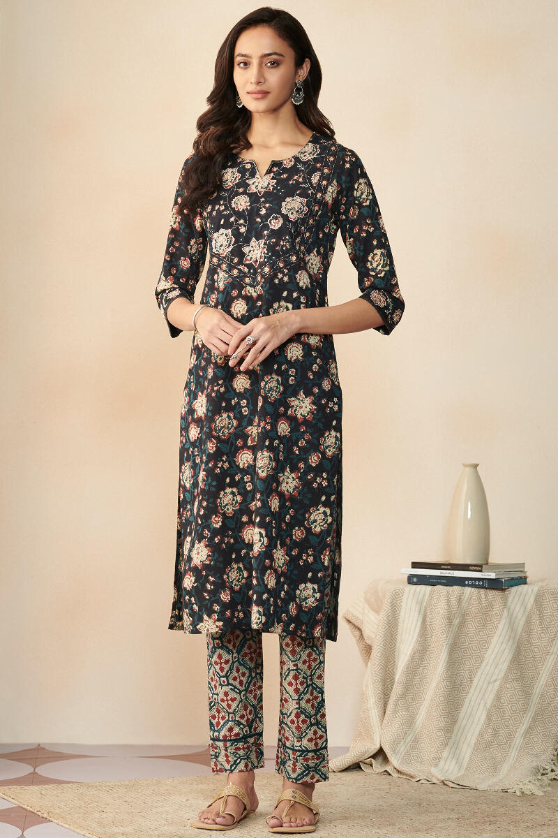 Sehra Mirza Bagru Kurta