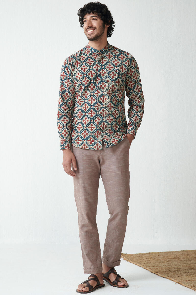 Zaid Mihir Bagru Shirt