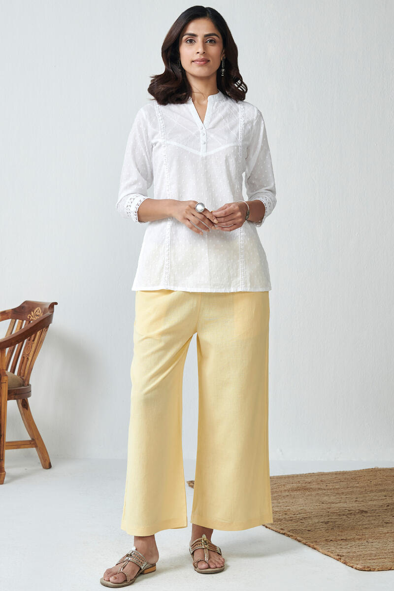 Roza Yellow Flex Cotton Farsi