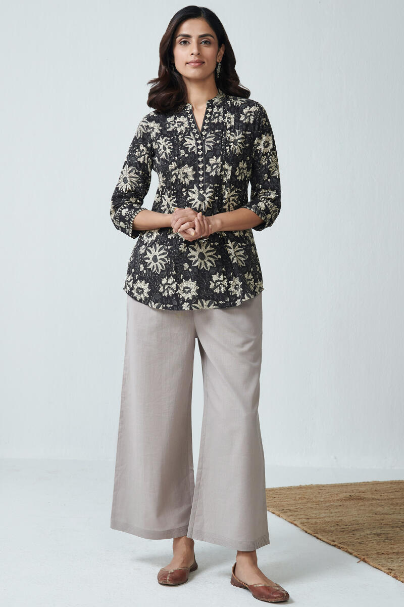Roza Sage Grey Flex Cotton Farsi